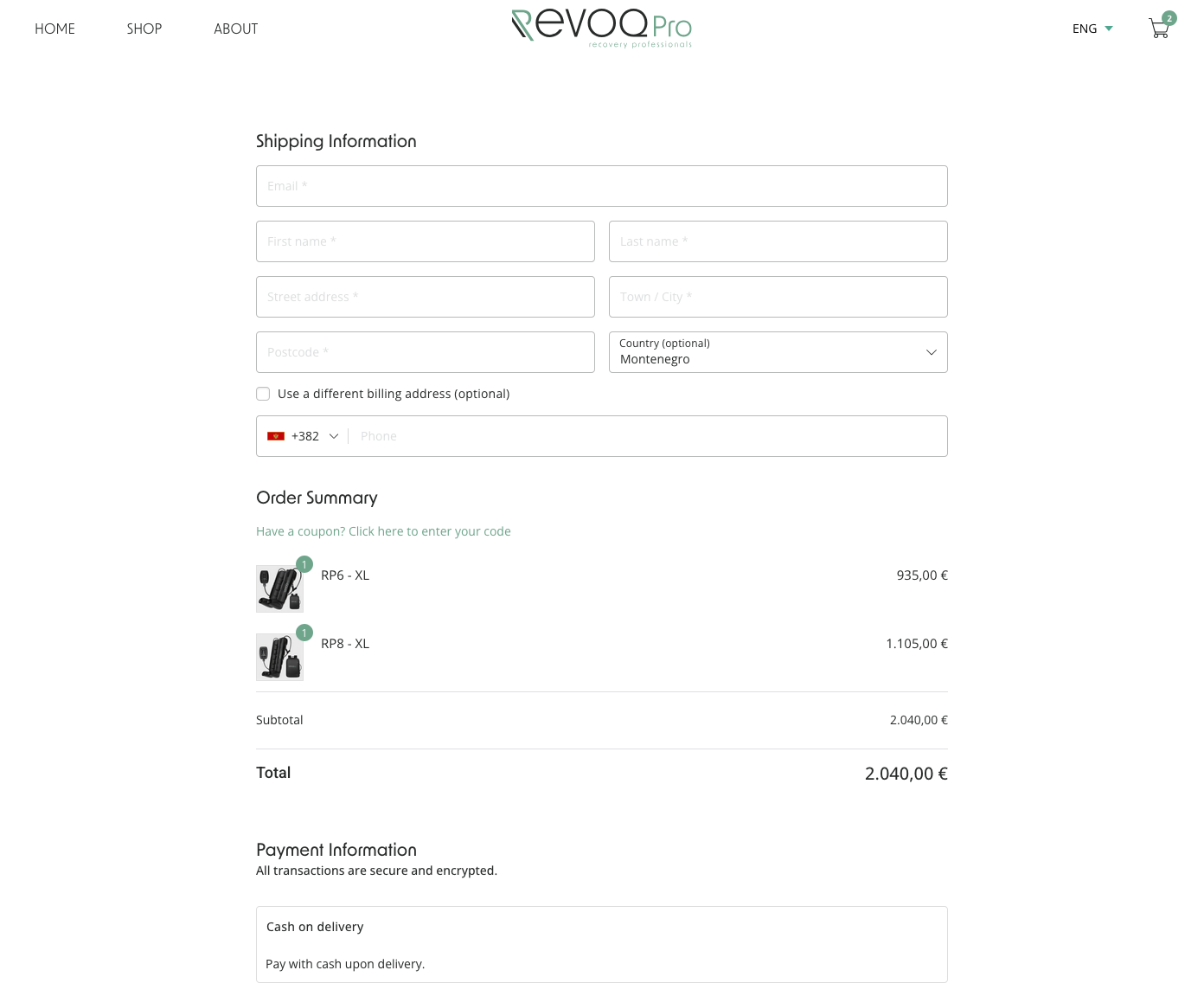RevoqPro distributor portal — become a reseller lead generation and partner inquiry page