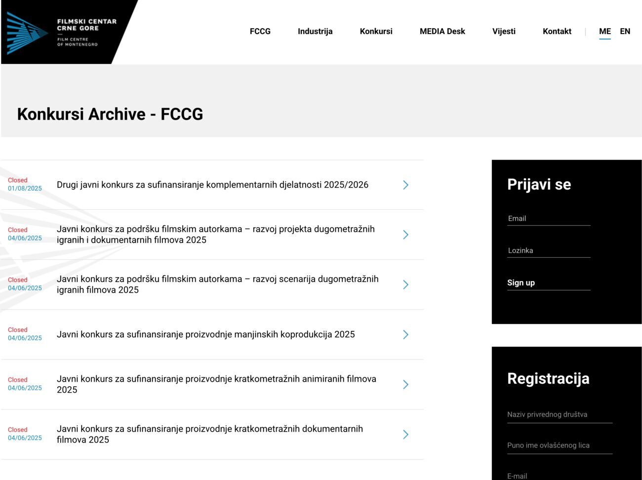 Legacy FCCG website — archive